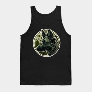 Dutch Shepherd Camouflage Motif Tank Top